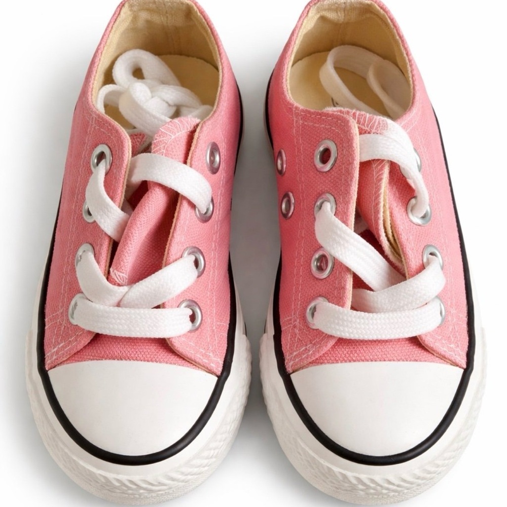 Pink Canvas Kids Sneakers